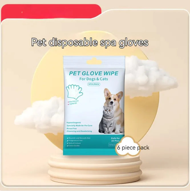 Paw Central Pet Cleaning Gloves &amp; Wipes