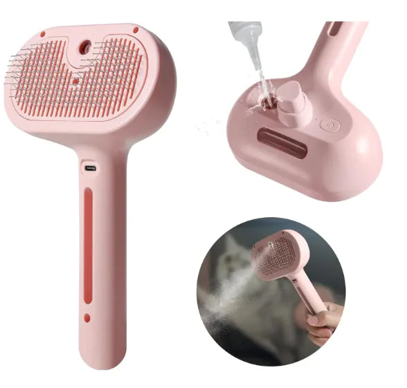 Paw Central™ Steam Pet Hair Brush