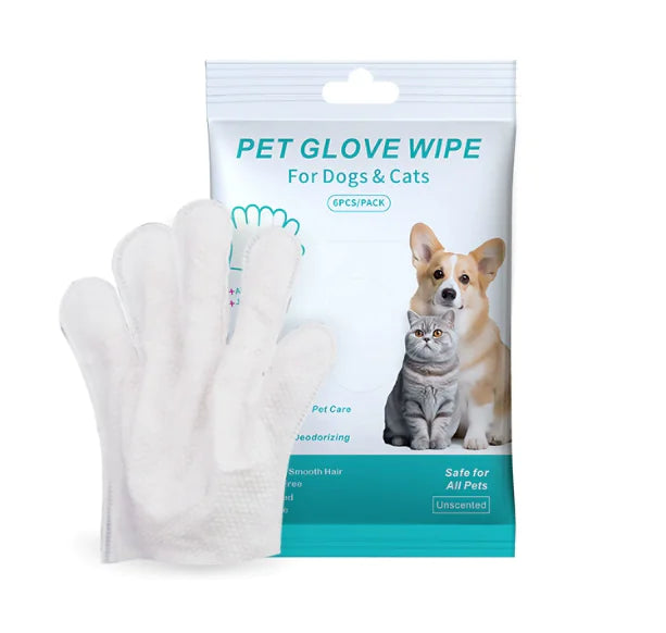 Paw Central Pet Cleaning Gloves &amp; Wipes